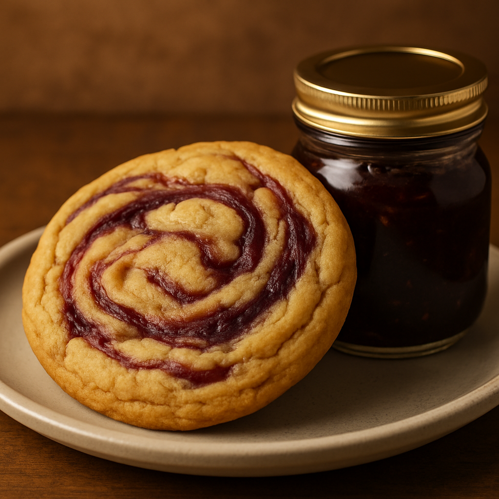 PB & Chocolate Swirl Cookies